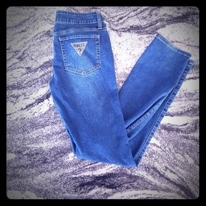 (28) Guess Jeans Soft Stretchy Bejeweled Skinny Night Out Weekend Festival Denim